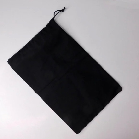 NEW!! RAG & BONE Black Drawstring Shoe Bag Dust Cover Travel Shoes 15" x 9.75" - Picture 5 of 5